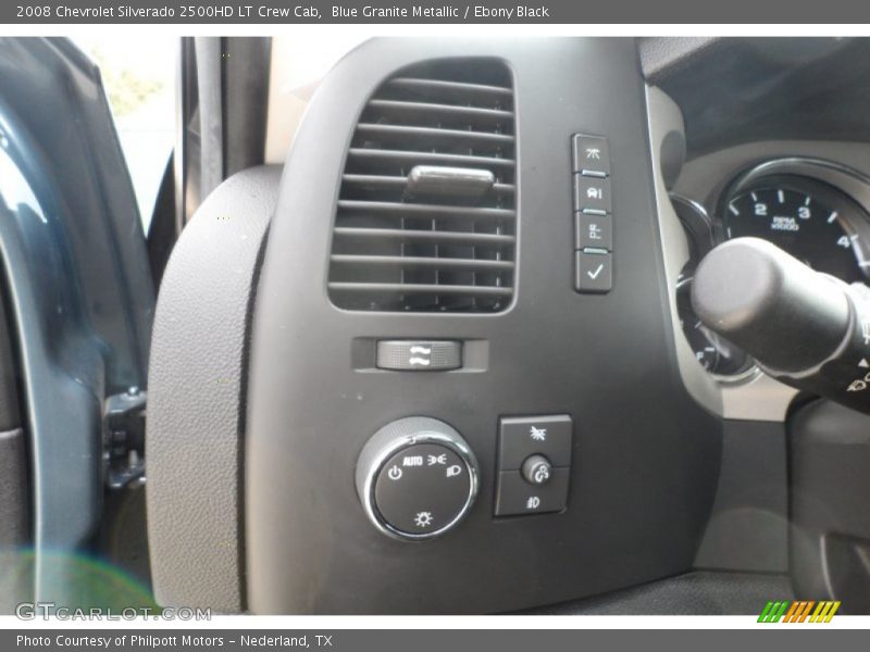 Blue Granite Metallic / Ebony Black 2008 Chevrolet Silverado 2500HD LT Crew Cab