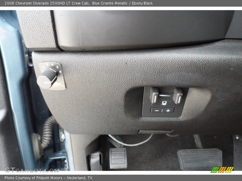 Blue Granite Metallic / Ebony Black 2008 Chevrolet Silverado 2500HD LT Crew Cab