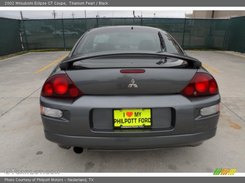 Titanium Pearl / Black 2002 Mitsubishi Eclipse GT Coupe