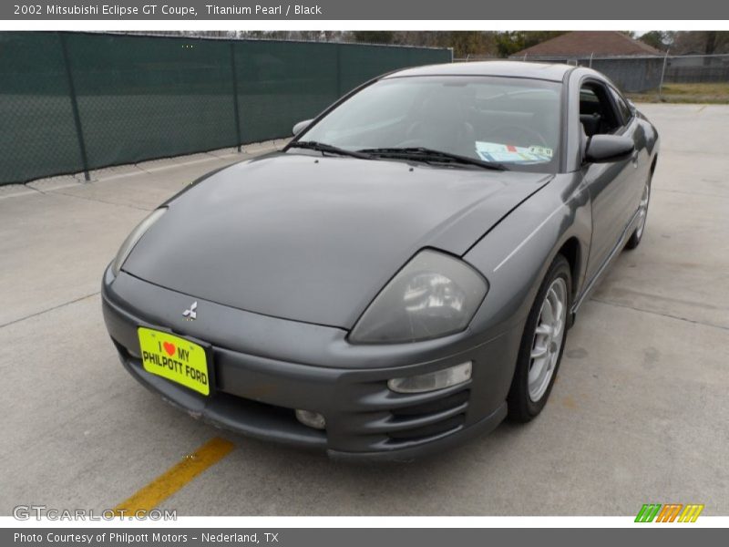 Titanium Pearl / Black 2002 Mitsubishi Eclipse GT Coupe