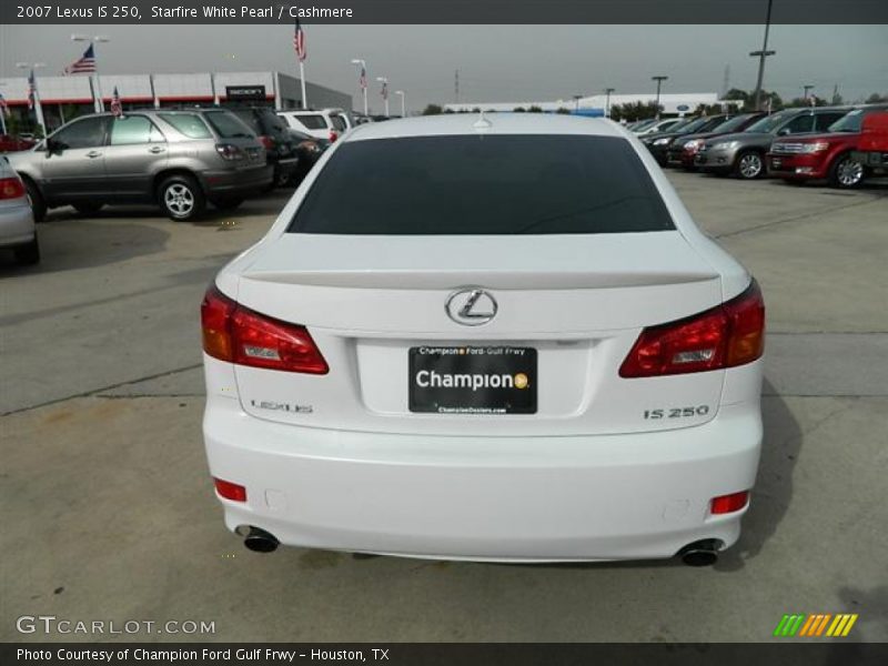 Starfire White Pearl / Cashmere 2007 Lexus IS 250