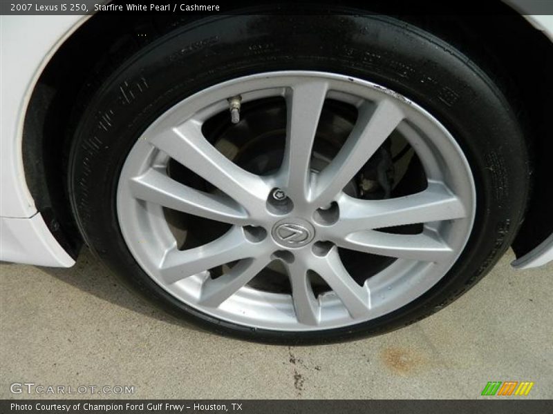 Starfire White Pearl / Cashmere 2007 Lexus IS 250