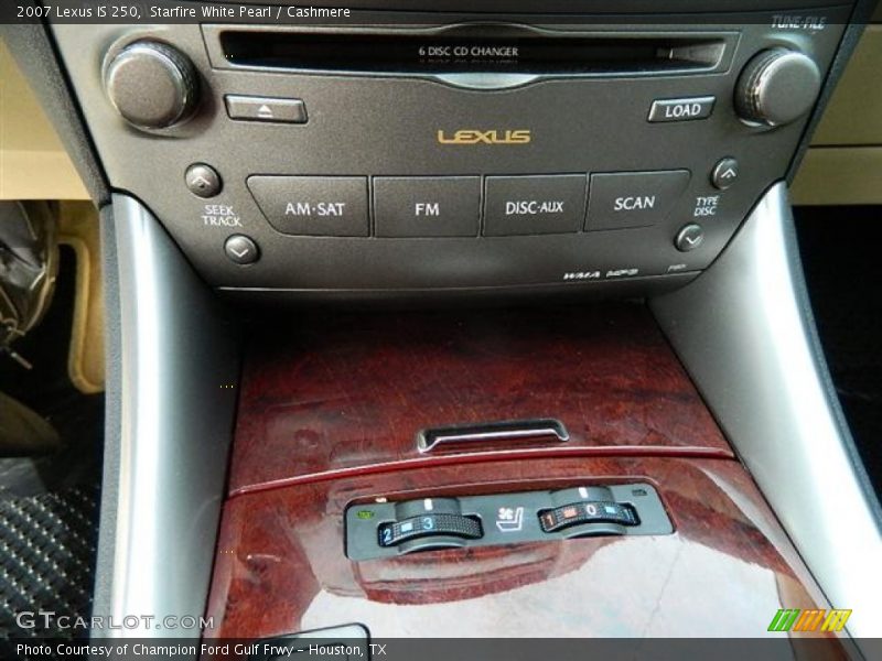 Starfire White Pearl / Cashmere 2007 Lexus IS 250
