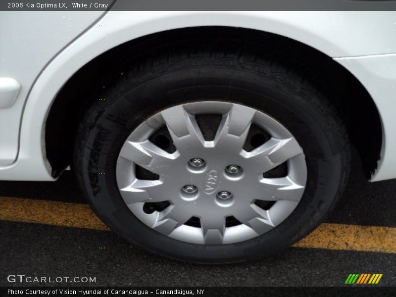 White / Gray 2006 Kia Optima LX