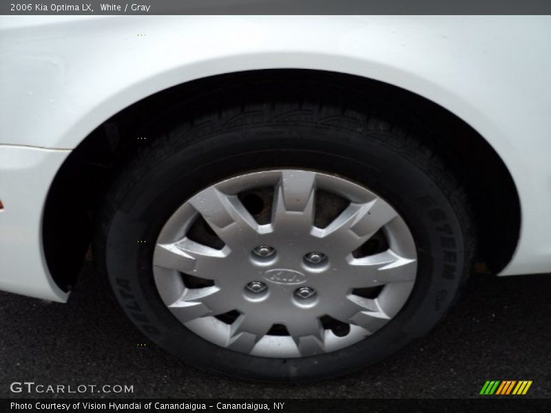 White / Gray 2006 Kia Optima LX