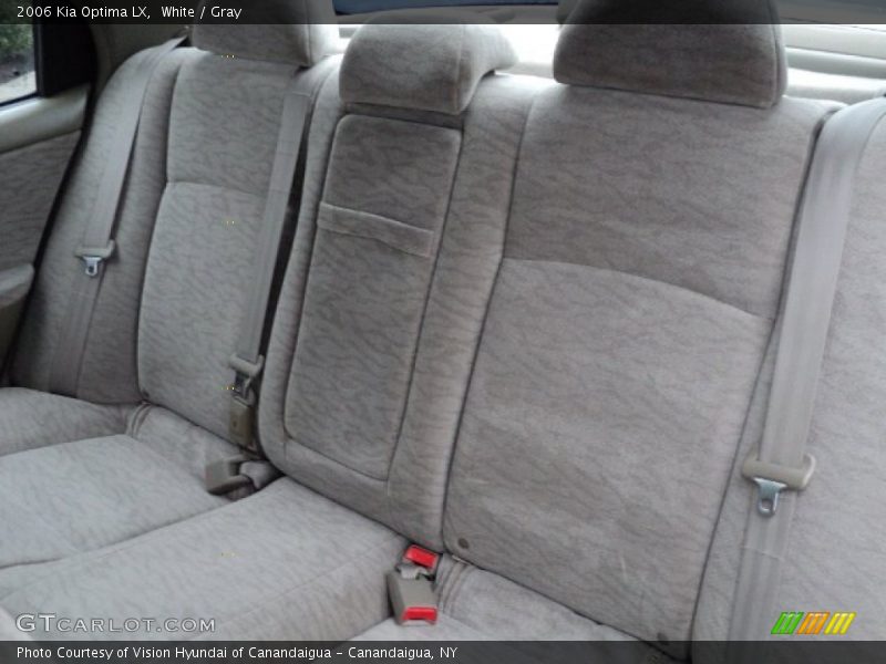 White / Gray 2006 Kia Optima LX