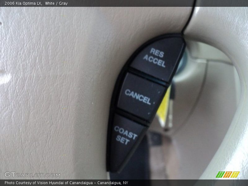 White / Gray 2006 Kia Optima LX