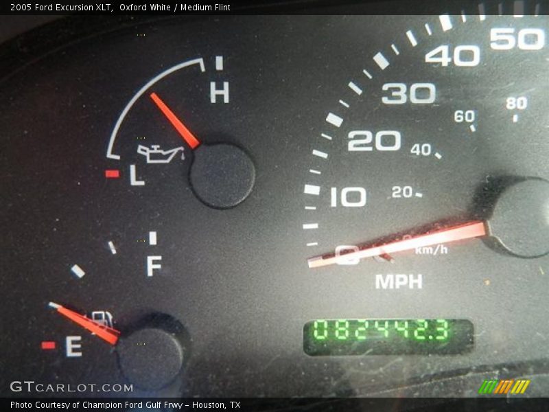Oxford White / Medium Flint 2005 Ford Excursion XLT