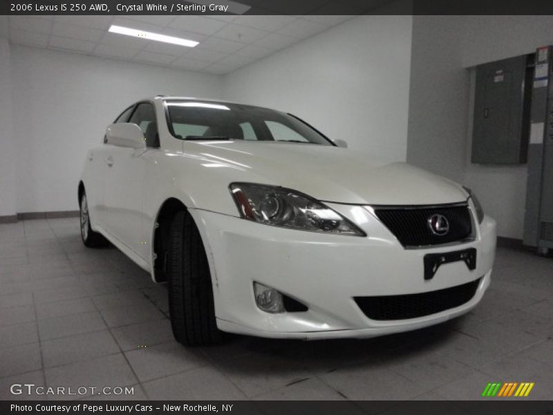 Crystal White / Sterling Gray 2006 Lexus IS 250 AWD