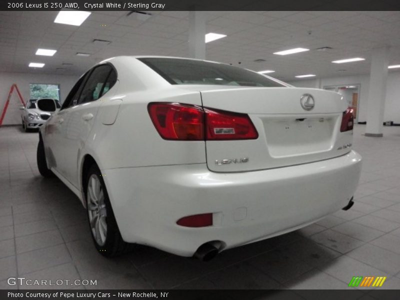 Crystal White / Sterling Gray 2006 Lexus IS 250 AWD