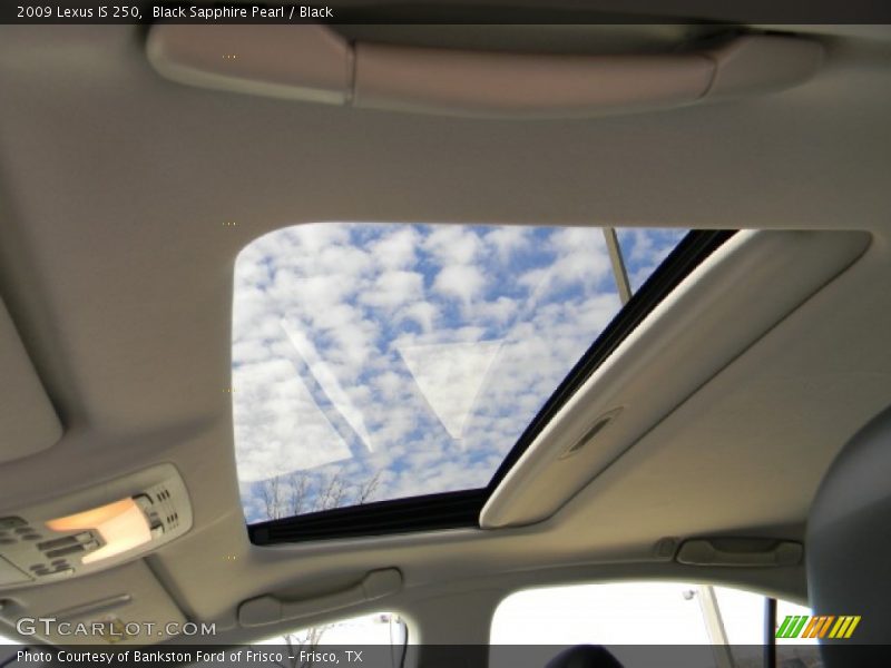 Black Sapphire Pearl / Black 2009 Lexus IS 250