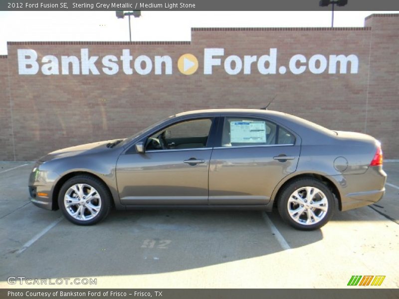 Sterling Grey Metallic / Medium Light Stone 2012 Ford Fusion SE