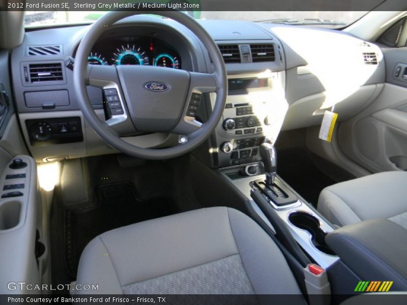 Sterling Grey Metallic / Medium Light Stone 2012 Ford Fusion SE