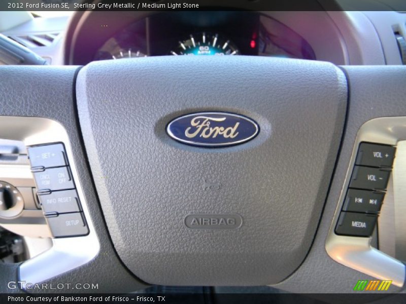 Sterling Grey Metallic / Medium Light Stone 2012 Ford Fusion SE