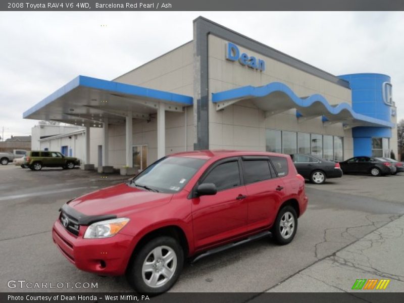 Barcelona Red Pearl / Ash 2008 Toyota RAV4 V6 4WD