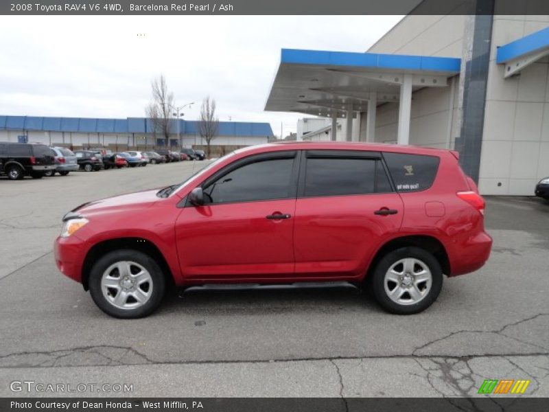 Barcelona Red Pearl / Ash 2008 Toyota RAV4 V6 4WD
