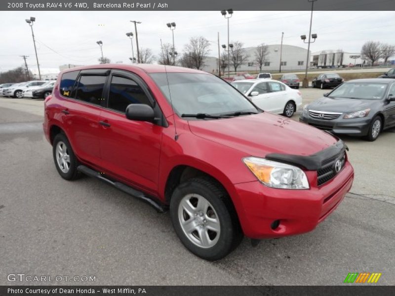 Barcelona Red Pearl / Ash 2008 Toyota RAV4 V6 4WD