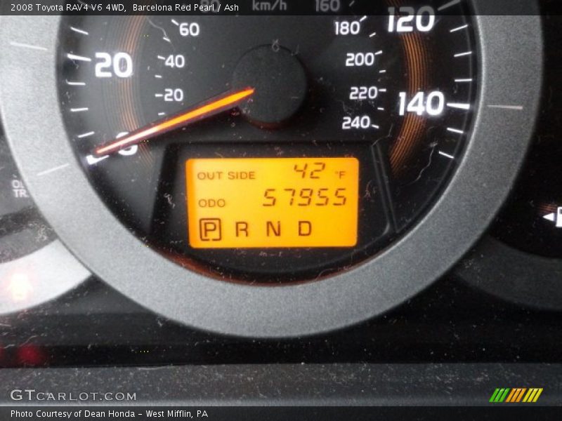 Barcelona Red Pearl / Ash 2008 Toyota RAV4 V6 4WD