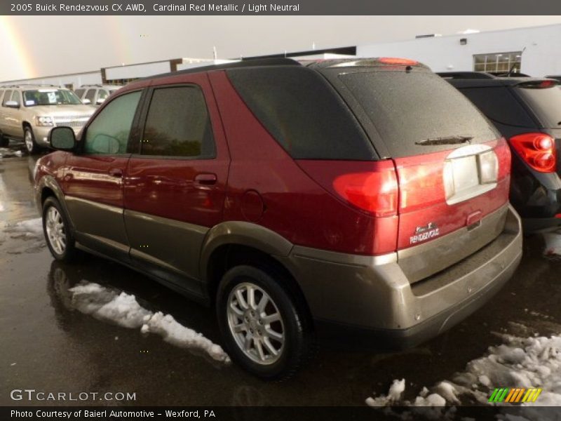 Cardinal Red Metallic / Light Neutral 2005 Buick Rendezvous CX AWD