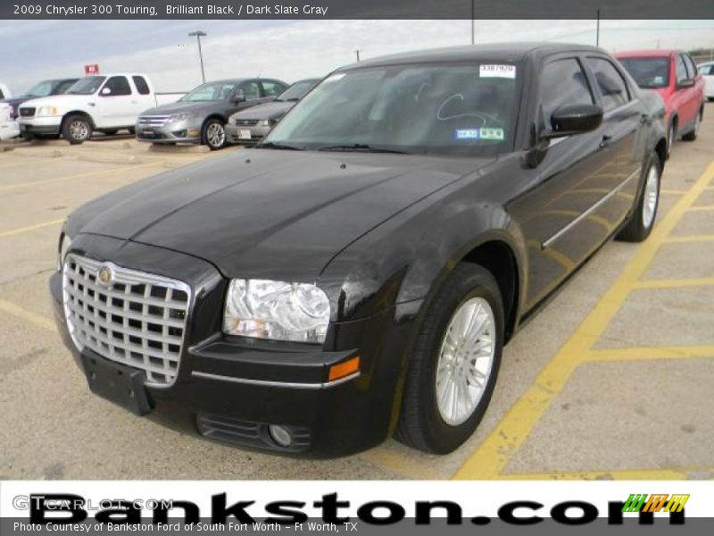 Brilliant Black / Dark Slate Gray 2009 Chrysler 300 Touring