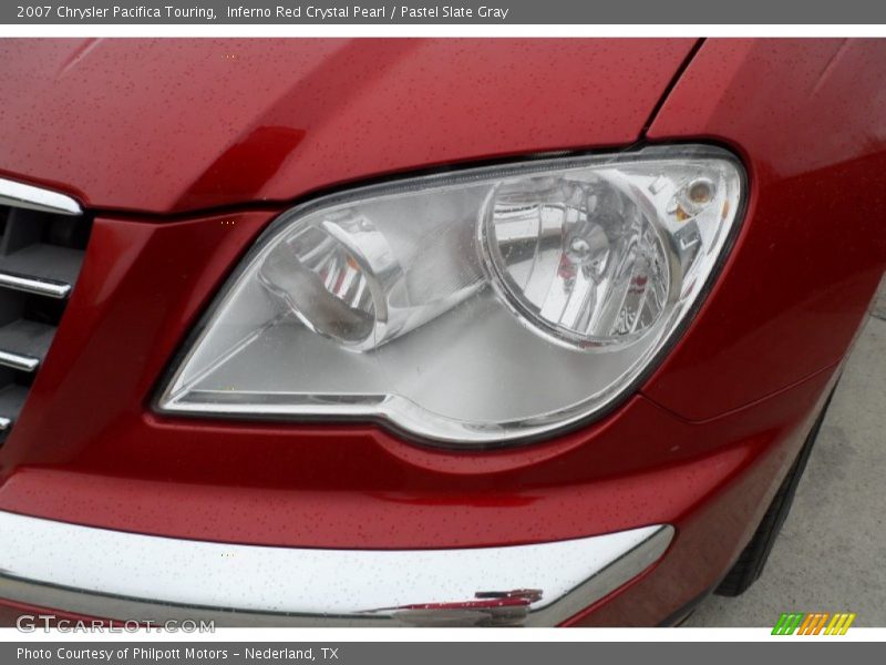 Inferno Red Crystal Pearl / Pastel Slate Gray 2007 Chrysler Pacifica Touring