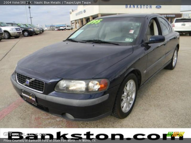 Nautic Blue Metallic / Taupe/Light Taupe 2004 Volvo S60 2.4