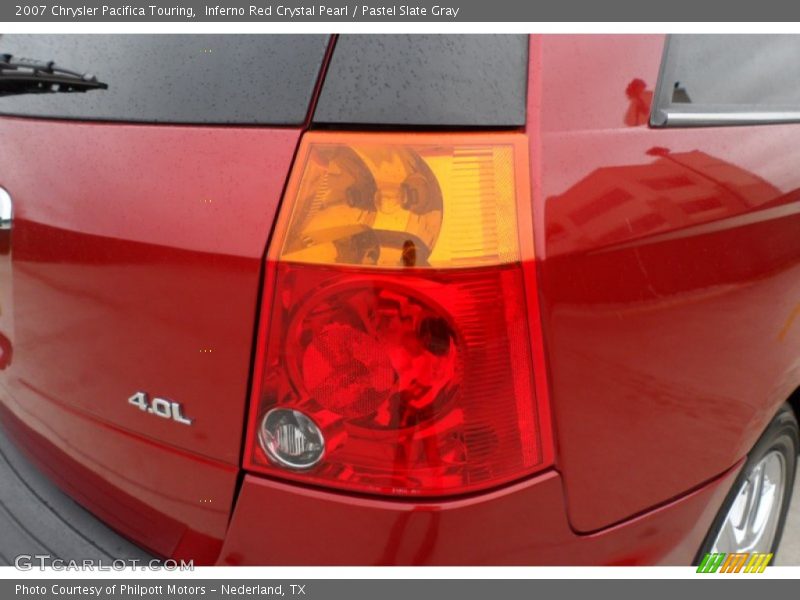 Inferno Red Crystal Pearl / Pastel Slate Gray 2007 Chrysler Pacifica Touring