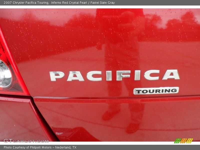 Inferno Red Crystal Pearl / Pastel Slate Gray 2007 Chrysler Pacifica Touring
