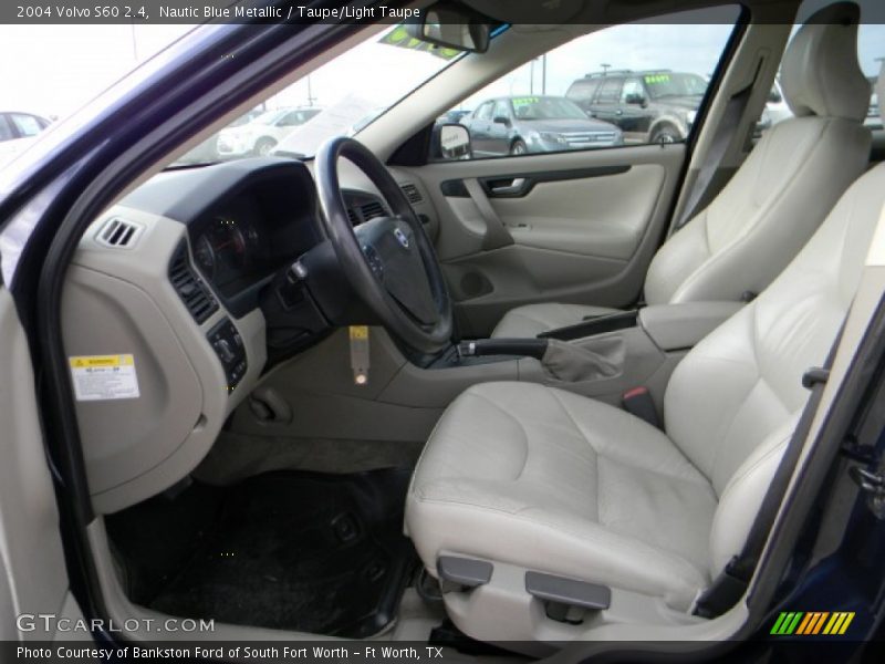 Nautic Blue Metallic / Taupe/Light Taupe 2004 Volvo S60 2.4