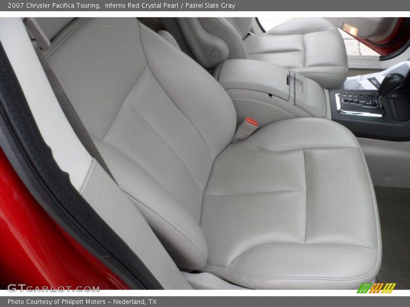 Inferno Red Crystal Pearl / Pastel Slate Gray 2007 Chrysler Pacifica Touring