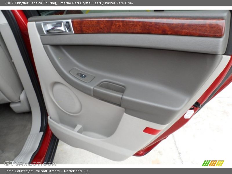 Inferno Red Crystal Pearl / Pastel Slate Gray 2007 Chrysler Pacifica Touring