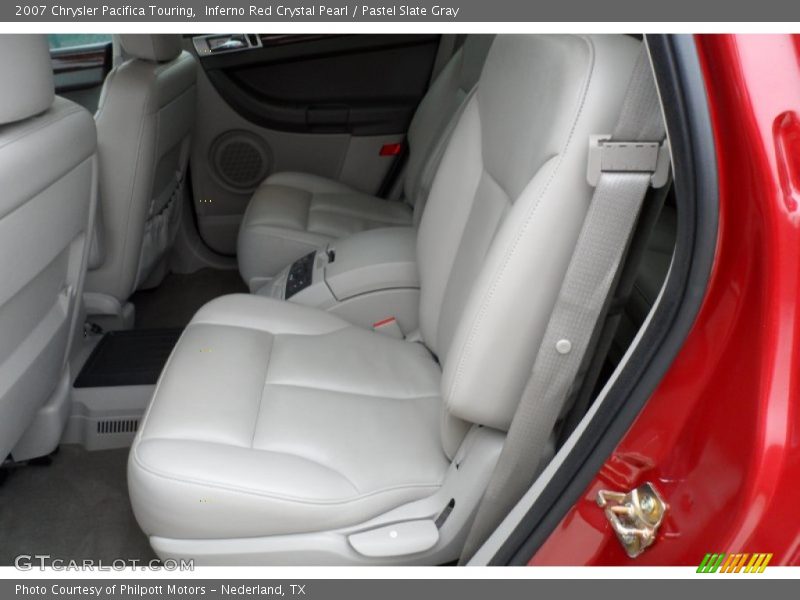 Inferno Red Crystal Pearl / Pastel Slate Gray 2007 Chrysler Pacifica Touring