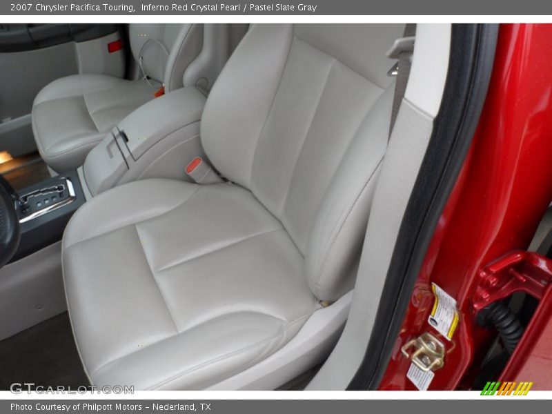 Inferno Red Crystal Pearl / Pastel Slate Gray 2007 Chrysler Pacifica Touring