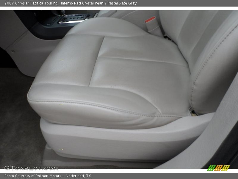 Inferno Red Crystal Pearl / Pastel Slate Gray 2007 Chrysler Pacifica Touring
