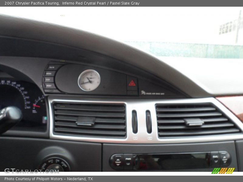 Inferno Red Crystal Pearl / Pastel Slate Gray 2007 Chrysler Pacifica Touring