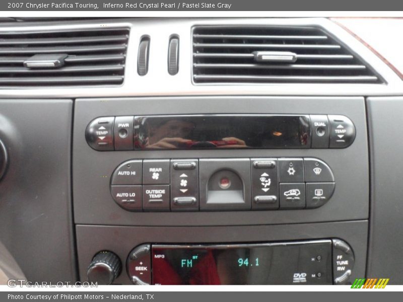 Inferno Red Crystal Pearl / Pastel Slate Gray 2007 Chrysler Pacifica Touring