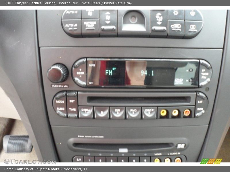 Inferno Red Crystal Pearl / Pastel Slate Gray 2007 Chrysler Pacifica Touring