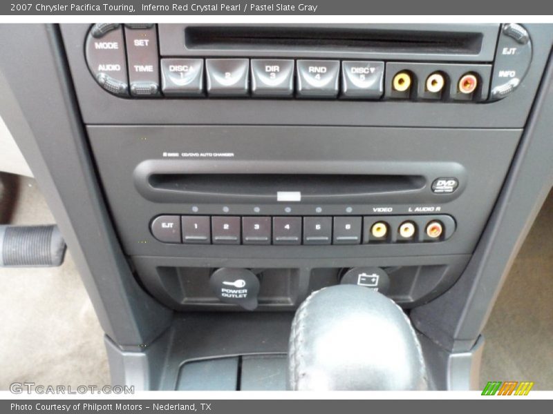 Inferno Red Crystal Pearl / Pastel Slate Gray 2007 Chrysler Pacifica Touring