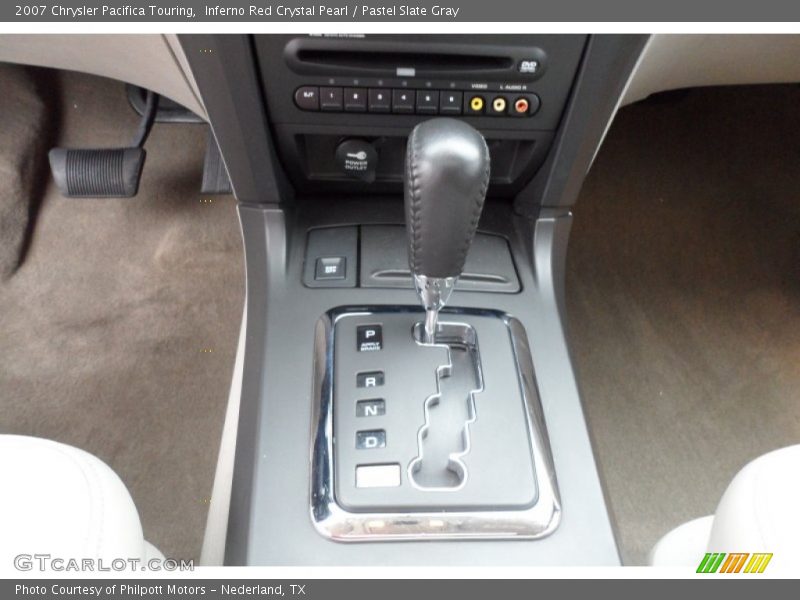 Inferno Red Crystal Pearl / Pastel Slate Gray 2007 Chrysler Pacifica Touring
