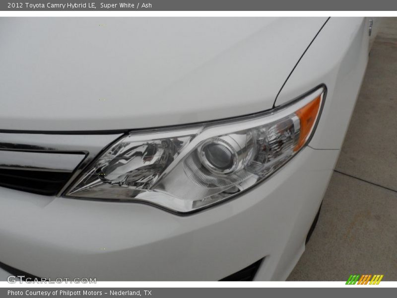 Super White / Ash 2012 Toyota Camry Hybrid LE