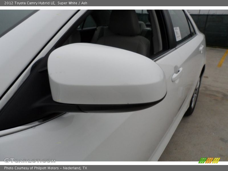 Super White / Ash 2012 Toyota Camry Hybrid LE
