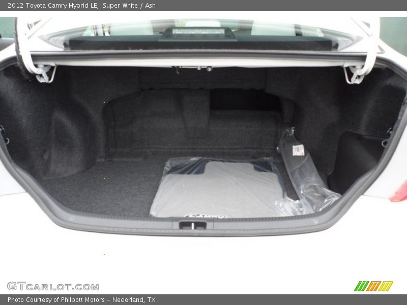 Super White / Ash 2012 Toyota Camry Hybrid LE