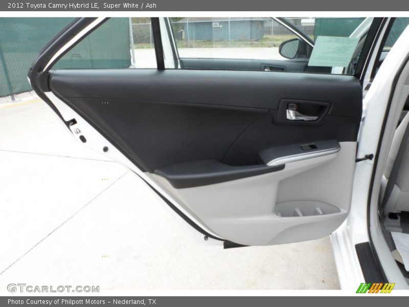 Super White / Ash 2012 Toyota Camry Hybrid LE
