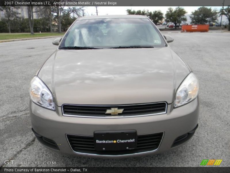 Amber Bronze Metallic / Neutral Beige 2007 Chevrolet Impala LTZ