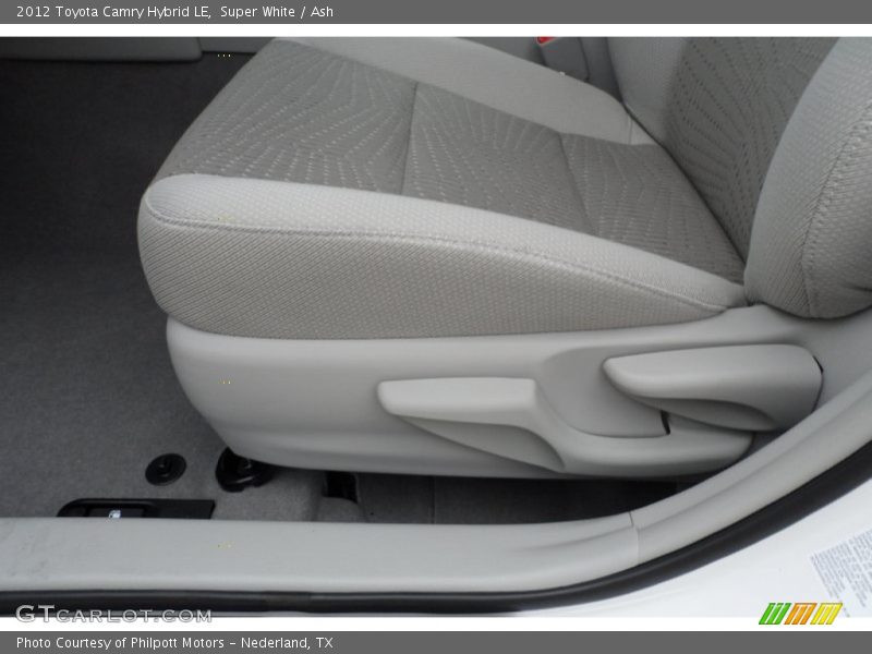 Super White / Ash 2012 Toyota Camry Hybrid LE