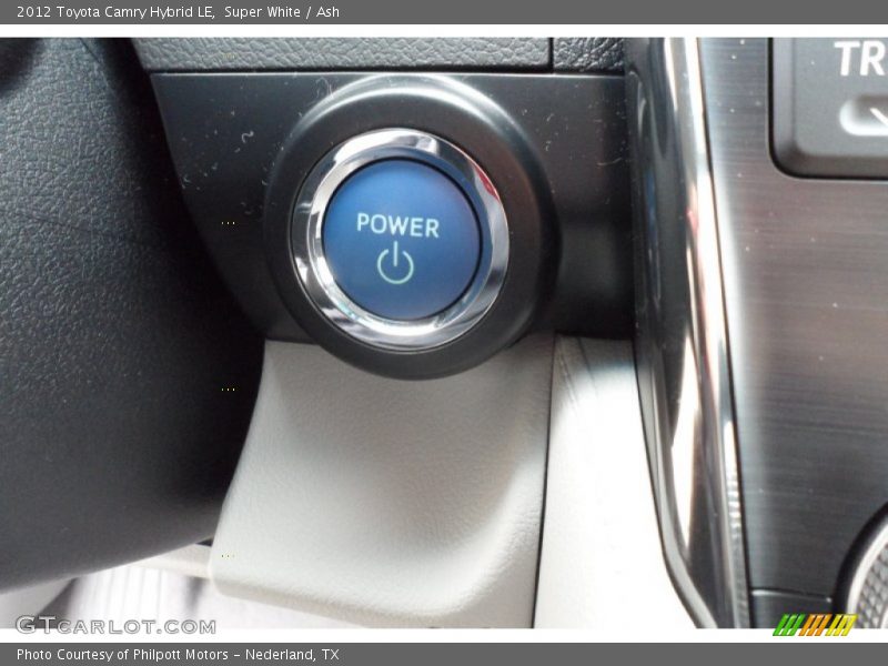 Super White / Ash 2012 Toyota Camry Hybrid LE