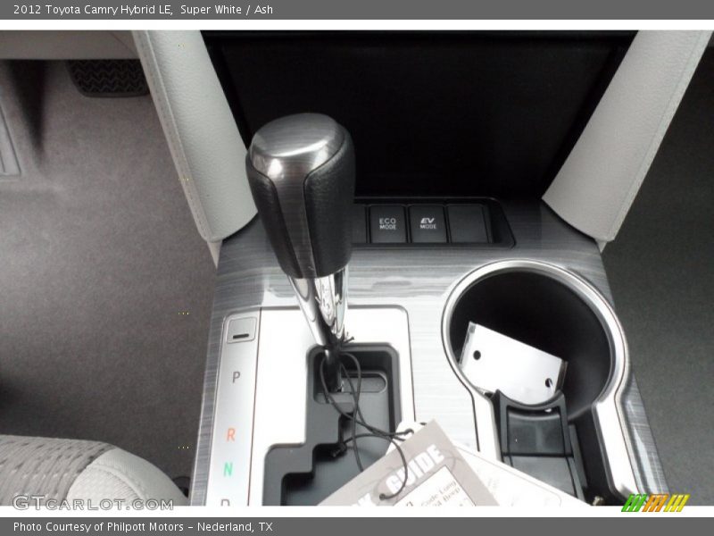 Super White / Ash 2012 Toyota Camry Hybrid LE