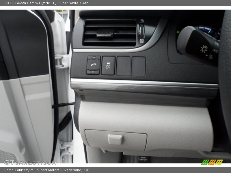 Super White / Ash 2012 Toyota Camry Hybrid LE