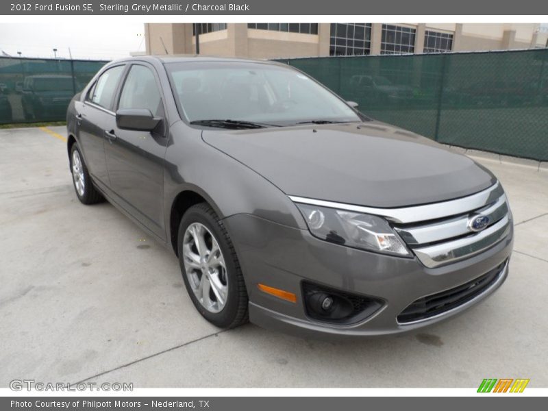 Sterling Grey Metallic / Charcoal Black 2012 Ford Fusion SE