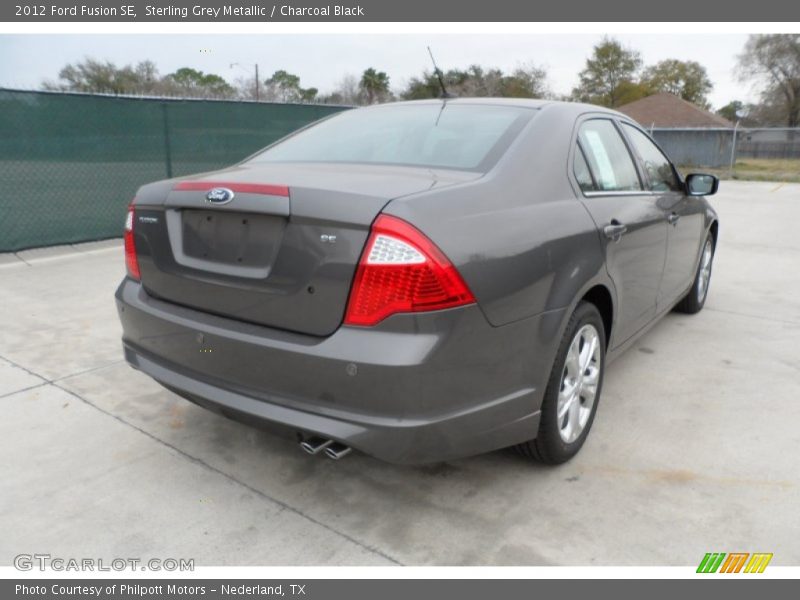 Sterling Grey Metallic / Charcoal Black 2012 Ford Fusion SE
